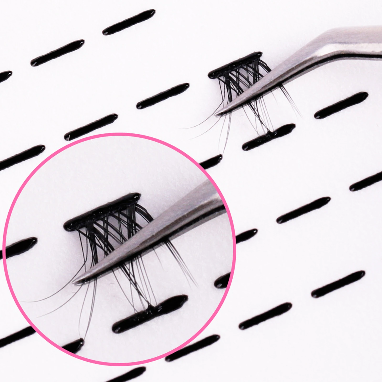 شرائط الرموش ذاتية اللصق الشريط مقاوم للماء لاش شريط لاصق لمجموعات الرموش لاستبدال وسادة الرموش ذاتية اللصق