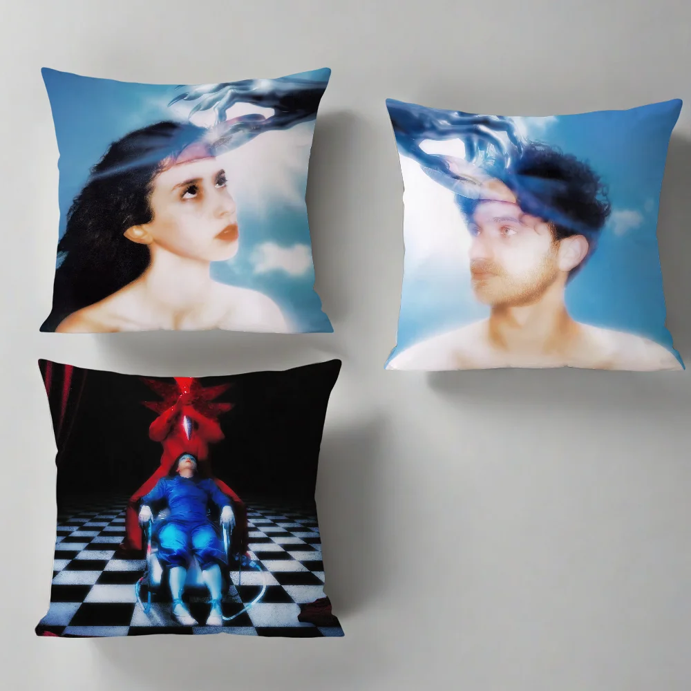 الفرقة M-Magdalena B-Bay غطاء وسادة القرص الخيالي أريكة المنزل غرفة المعيشة مكتب مقهى غطاء وسادة السيارة