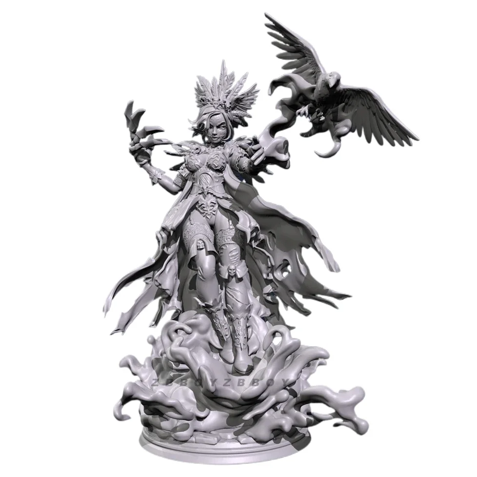 

Overall heights 55mm 75mm Resin model kits figure beauty colorless and self-assembled 3D Printing TD-7162/3D