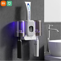 Xiaomi Mijia Two-cup Wall-mounted Toothbrush Cup Holder Uv Disinfector Smart Electric Toothbrush Tooth Cup Toothpaste Holder