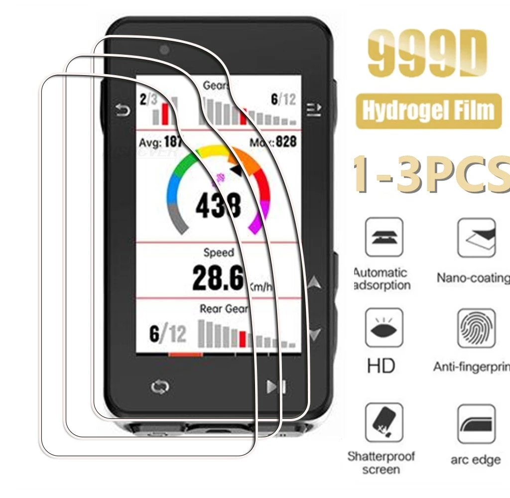 1-3 шт. для iGPSPORT iGS630S iGS630 GPS, гидравлическая гидрогелевая пленка для велосипеда, полностью защитная пленка для экрана, защитный чехол