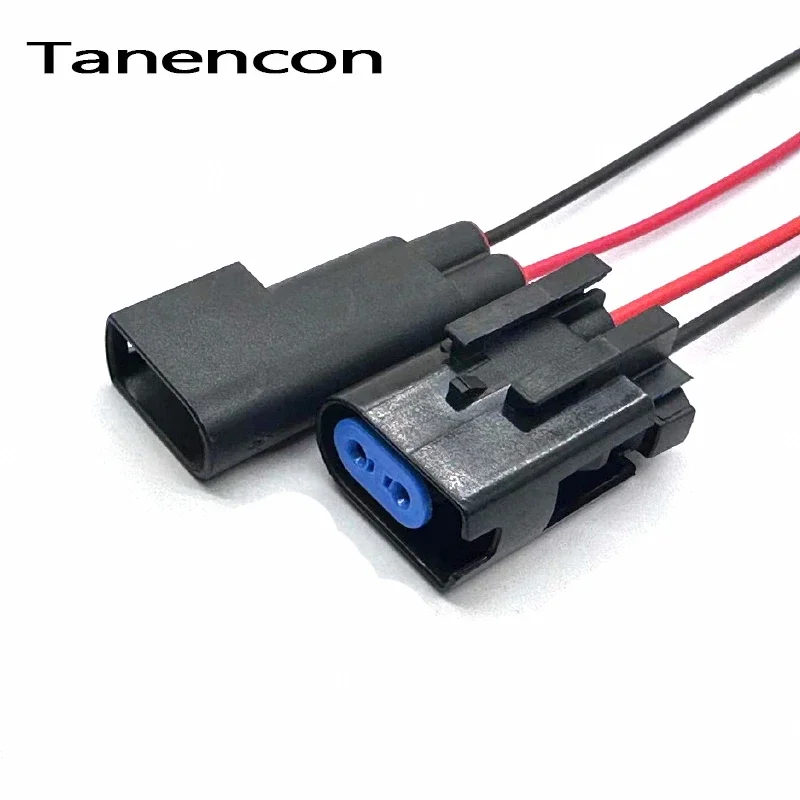 1 Juego de conector antibloqueo de freno de coche de 2 pines arnés de cableado de Sensor ABS de rueda automotriz para Land Rover 2- 1437712 -5