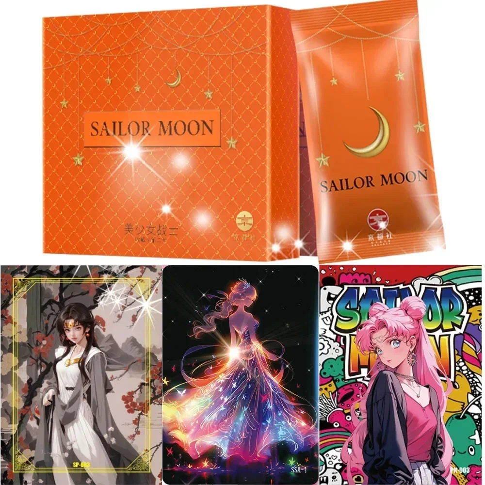 

2024 New Sailor Moon Cards Colorful Beach Photo Card Fantasy Magic Collection Card Anime Games Toy Gift