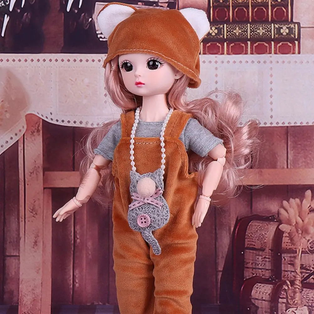 

Long Hair 30cm Bjd Doll with Clothes High Heel Ball Jointed Princess Dress Up BJD Dolls with Wig Make Up Elegant