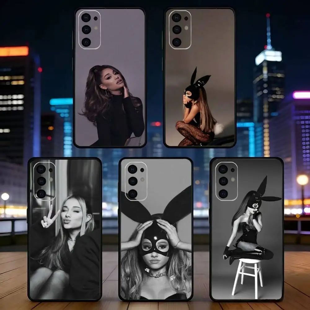 Arianas G-Grande Phone Case Black Silicone Soft For Samsung S25,S24,S21,S22,S23,S30,Ultra,S20,Plus,Fe,Lite