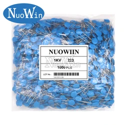1000 Uds condensador cerámico de alto voltaje 1KV 1000V 10PF 22PF 47PF 100PF 330PF 470PF 47NF 100NF 101 102 222 472 103 473 104 0,1 UF