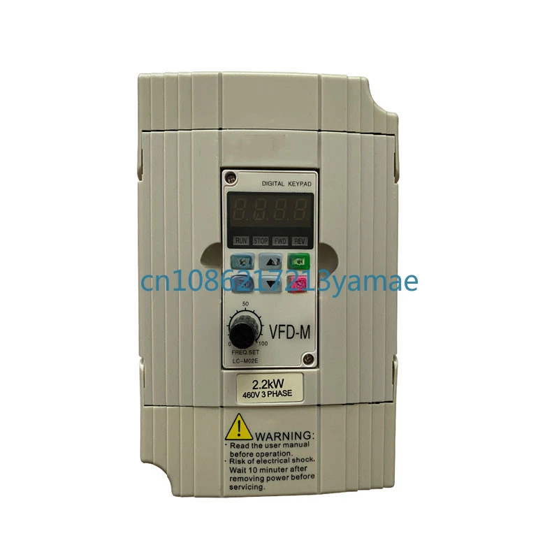 New  series ultra low noise mini  3-Phase VFD022M43B 2.2KW 380V 460V inverter