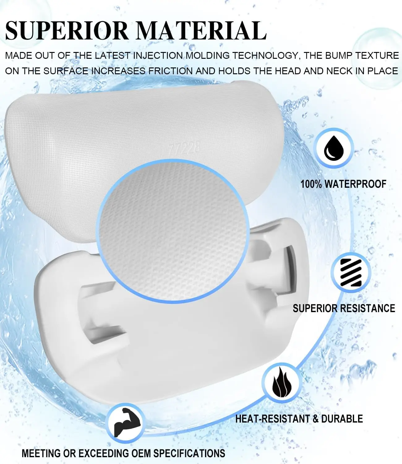 77228 1411501 Hot Tub Spas Pillows Fits for Hot Spring Highlife Series Spas from 2014-Current: Aria, Envoy, Grandee, Jetsetter, image 3