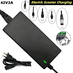 Electric Scooter Charging Converter AC 100V-240V For 24V-36V Lithium Battery For US/EU Plug Charger Power Adapter DC 42V 2A