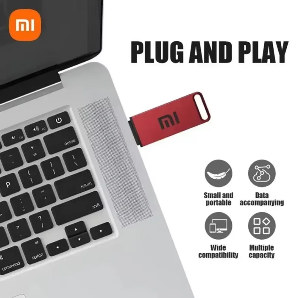 Xiaomi MIJIA Ultra Usb محركات أقراص فلاش 16 تيرا بايت USB 3.1 عالية السرعة محرك القلم USB 2 تيرا بايت 4 تيرا بايت بندريف 8 تيرا بايت الكمبيوتر/الكمبيوتر المحمول ذاكرة USB هدية عيد