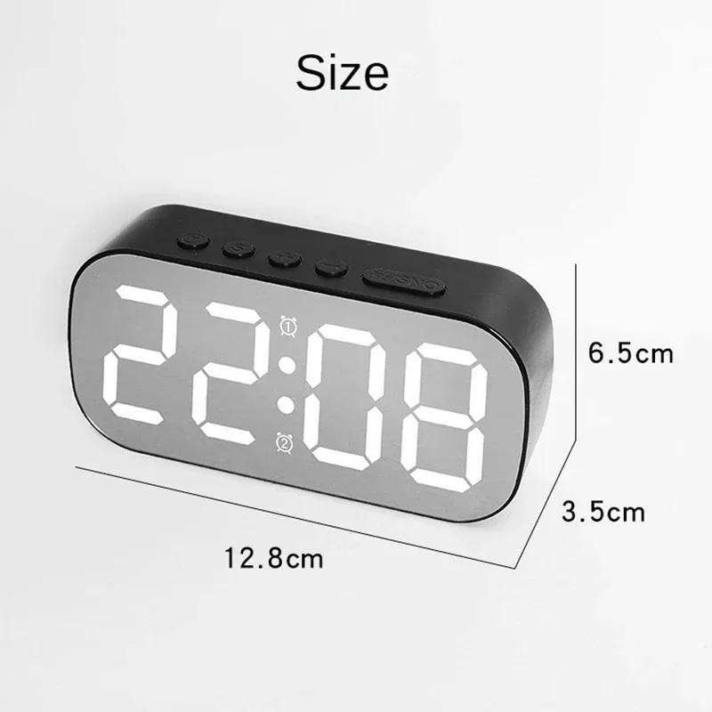 Xiaomi Digital Alarm Clock Desktop Table Clock Teperature Calendar LED Display Electronic Alarm Clocks Snooze Funtion Night Mode