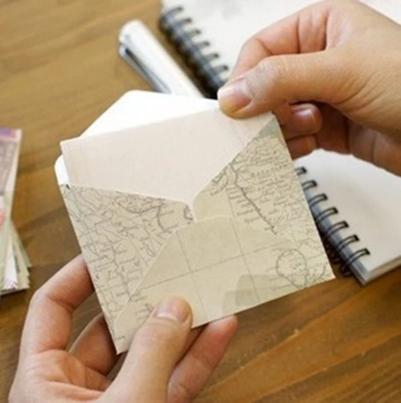 

12pcs/pack European Retro Simple Literary Confession Love Letter Style Small Envelopes for Letters Cute Mini Scrapbooking Gifts