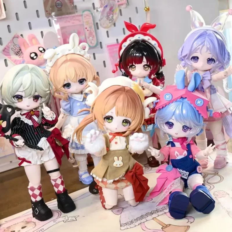 

Серия Come4free Bonnie Rabbit Dream Box 1/12: Коллекционные миниатюрные статуэтки BJD в закрытой упаковке, милые куклы, аксессуары, праздничные подарки