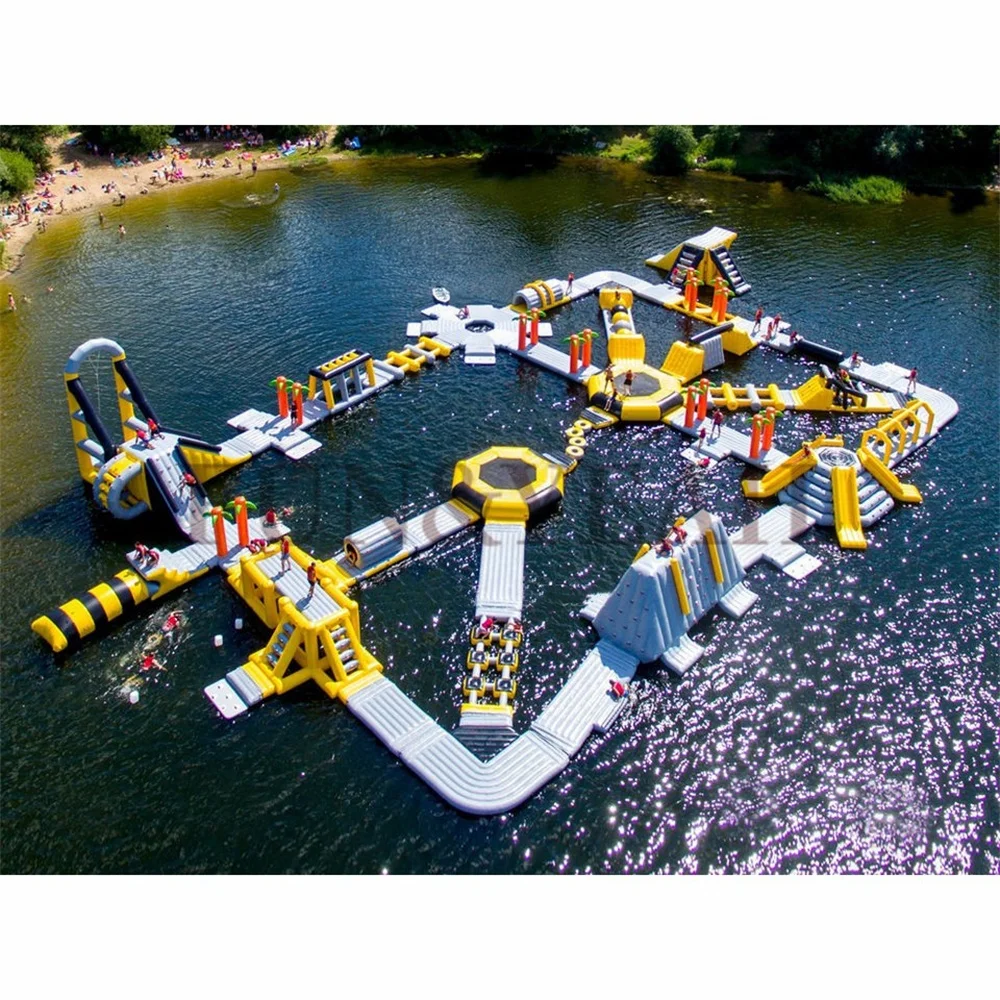Floating Waters Parks New Design Inflatables Water Game Inflatable Floating Aqua Park