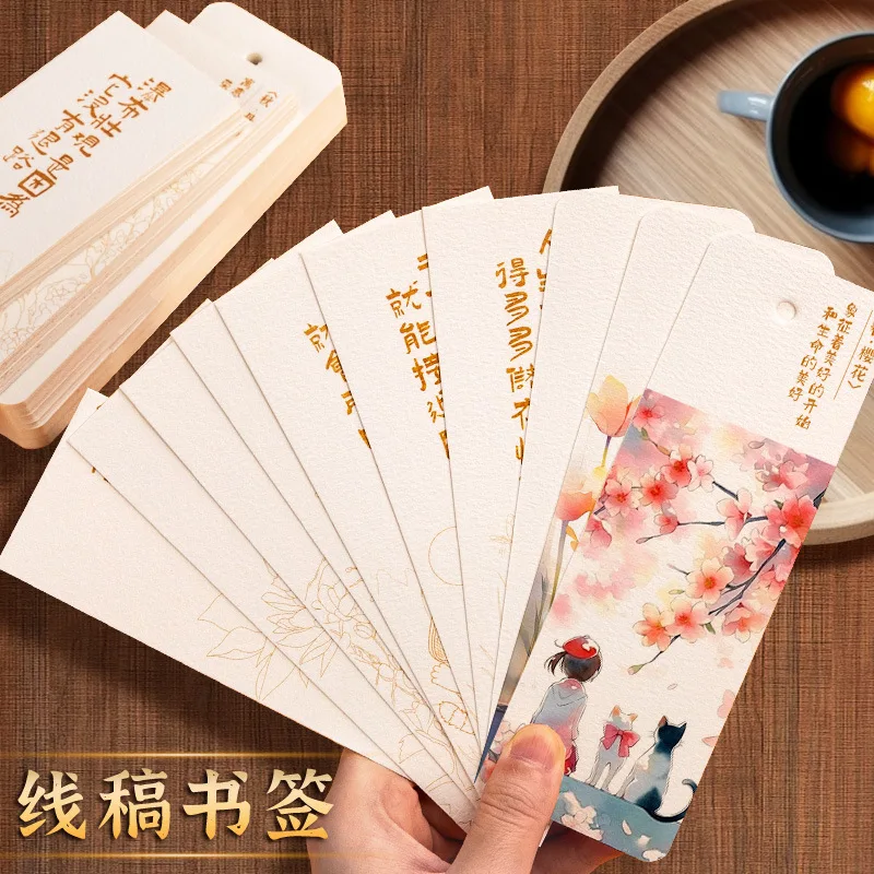 Blank Bookmark Watercolor Paper Postcard 20/25 sheets Bookmarkers Colorful Crafts Decors For Painting School Office Supplies