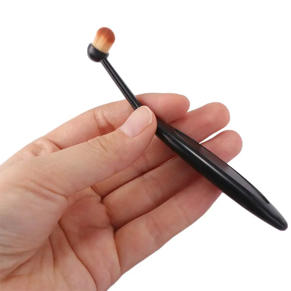 Brosse douce multifonctionnelle noire pour le nettoyage des yeux des animaux, brosse à doigts confortable pour chien, outils de toilettage pour mini-animaux
