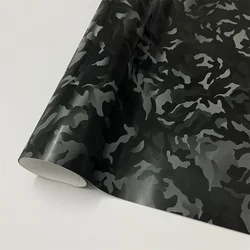 Stealth Camouflage Vinyl Wrap Ghost Carbon Fiber Film Roll Stickers For Vehicle Motorcycle Wrapping
