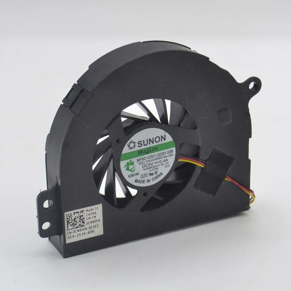 Ventilateur de refroidissement pour ordinateur portable, nouveau modèle 14R N4010 P / N: 0CNRWN MF60100V1-Q030-G99 pour SUNON