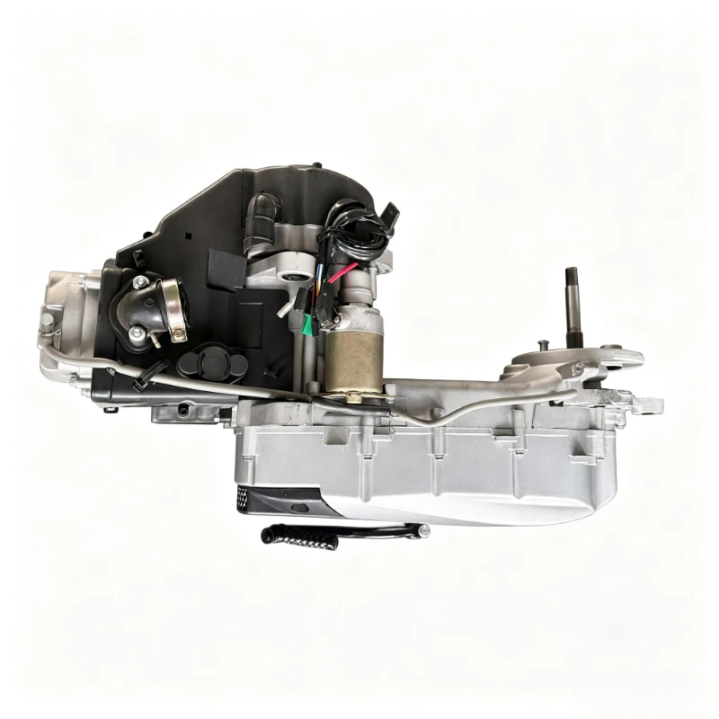 150cc Air Cooled Long Case Scooter Motor CVT Complete Engine Assembly Low Oil Consumption for Moped Scooter Replacement Parts