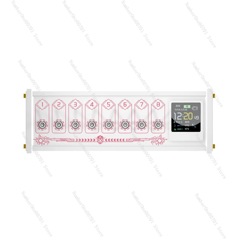 

Block USB socket independent control power supply switch expander desktop ornament docking station