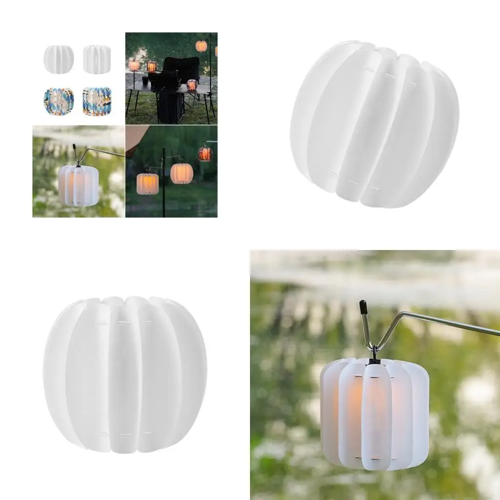 

R6FE Easyly Setups Folding Outdoor Lamp Covers Waterproofed Tent Light Shade