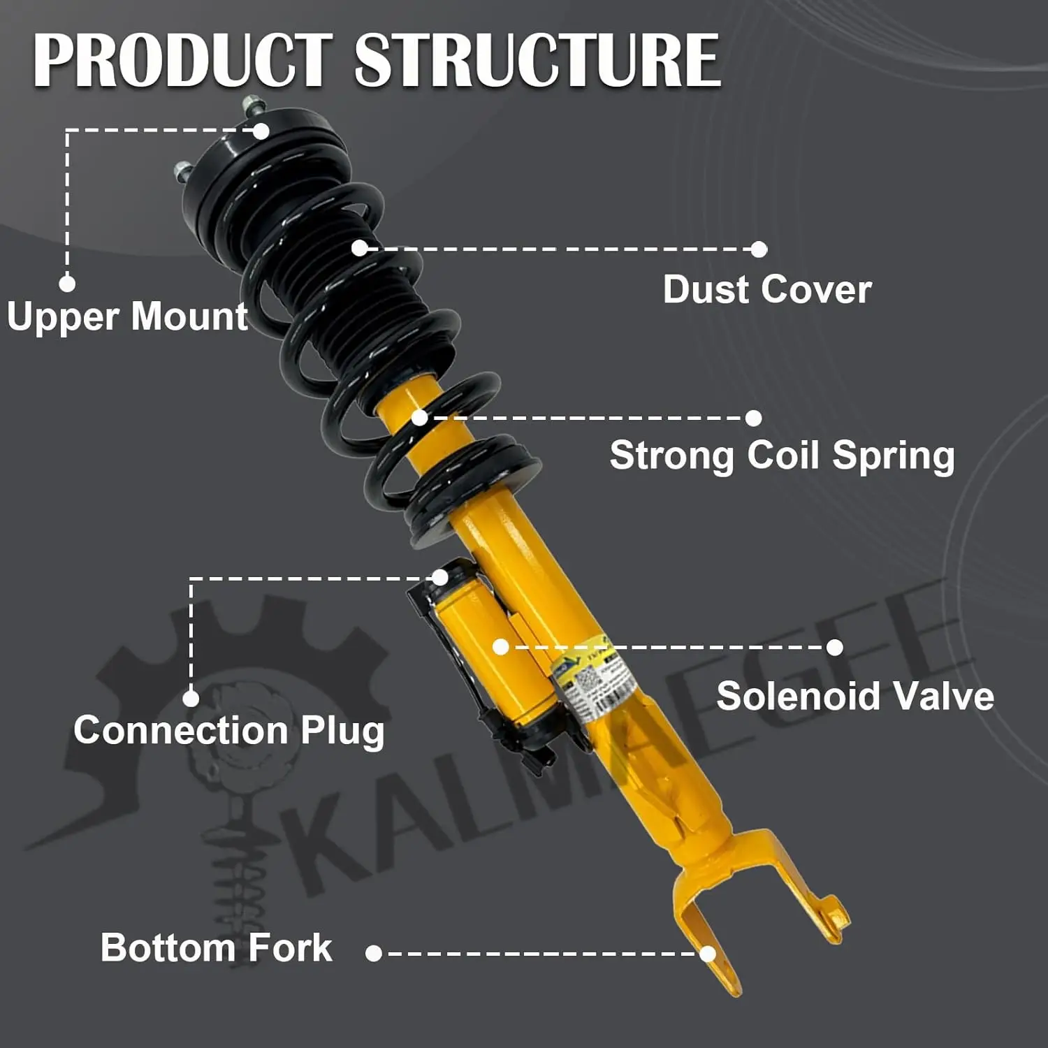 5181906AB 1PCS Front Left/Right Suspension Shocks Struts Spring Assemblies For Dodge Challenger Suspension 68531066AA