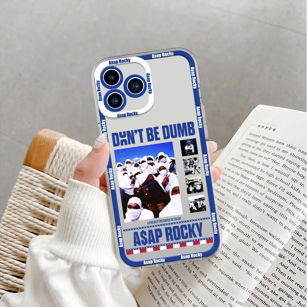 Rapper A-Asap Rockys For Samsung Galaxy S24 S23 S22 S21 S20FE Plus Ultra Transparent Shell