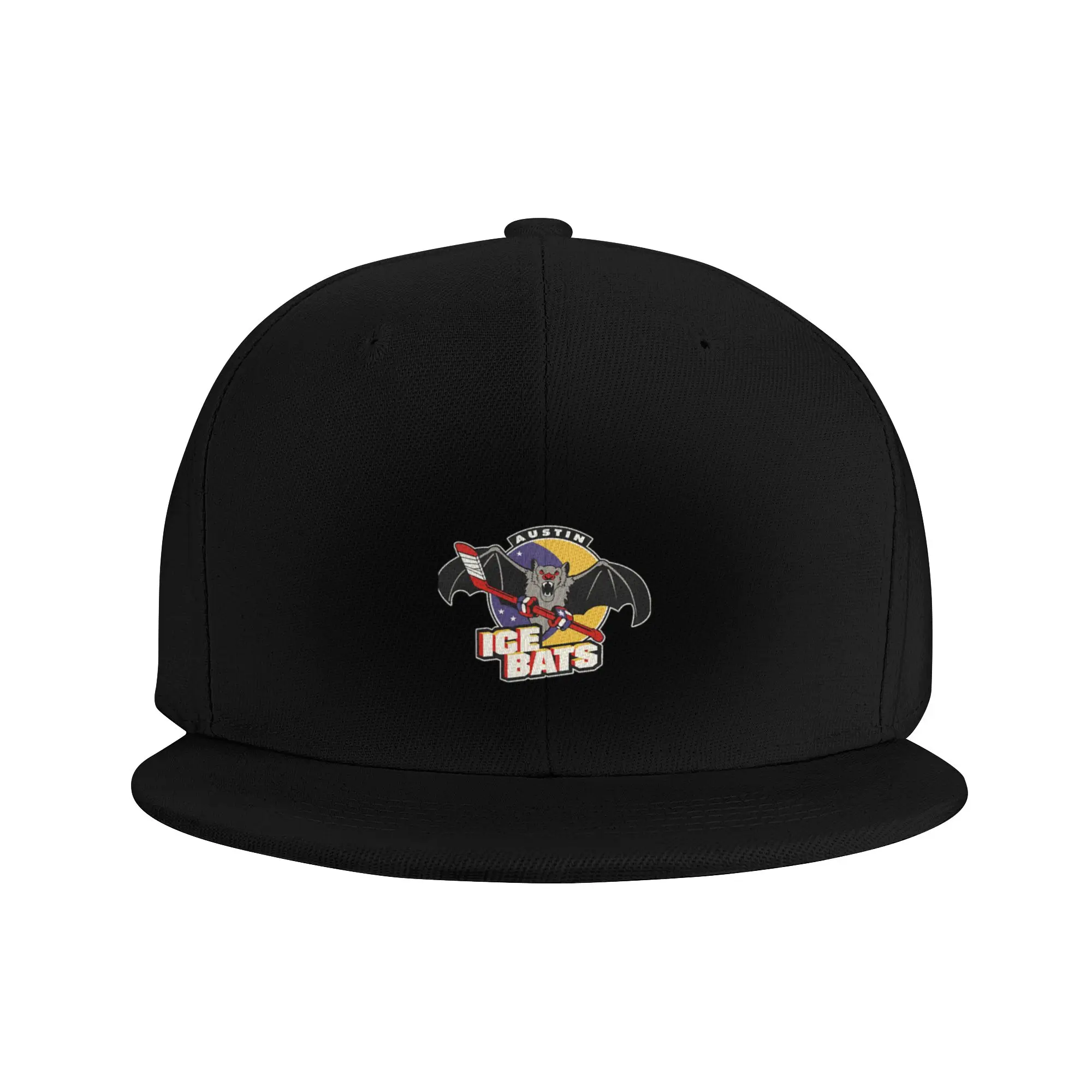 Fashion Austin Ice Bats Retro Defunct Hockey Flat Brim Sun Hat  Park Stroll Sun Cap