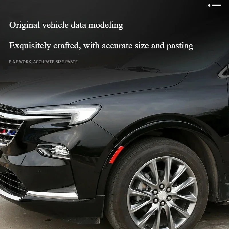 عجلة الحاجب عاكس ملصق ل تسلا/SUV/سيدان/الطرق الوعرة/MPV عجلة المصد الأمامي الجسم تحذير التصحيح اكسسوارات السيارات العالمية