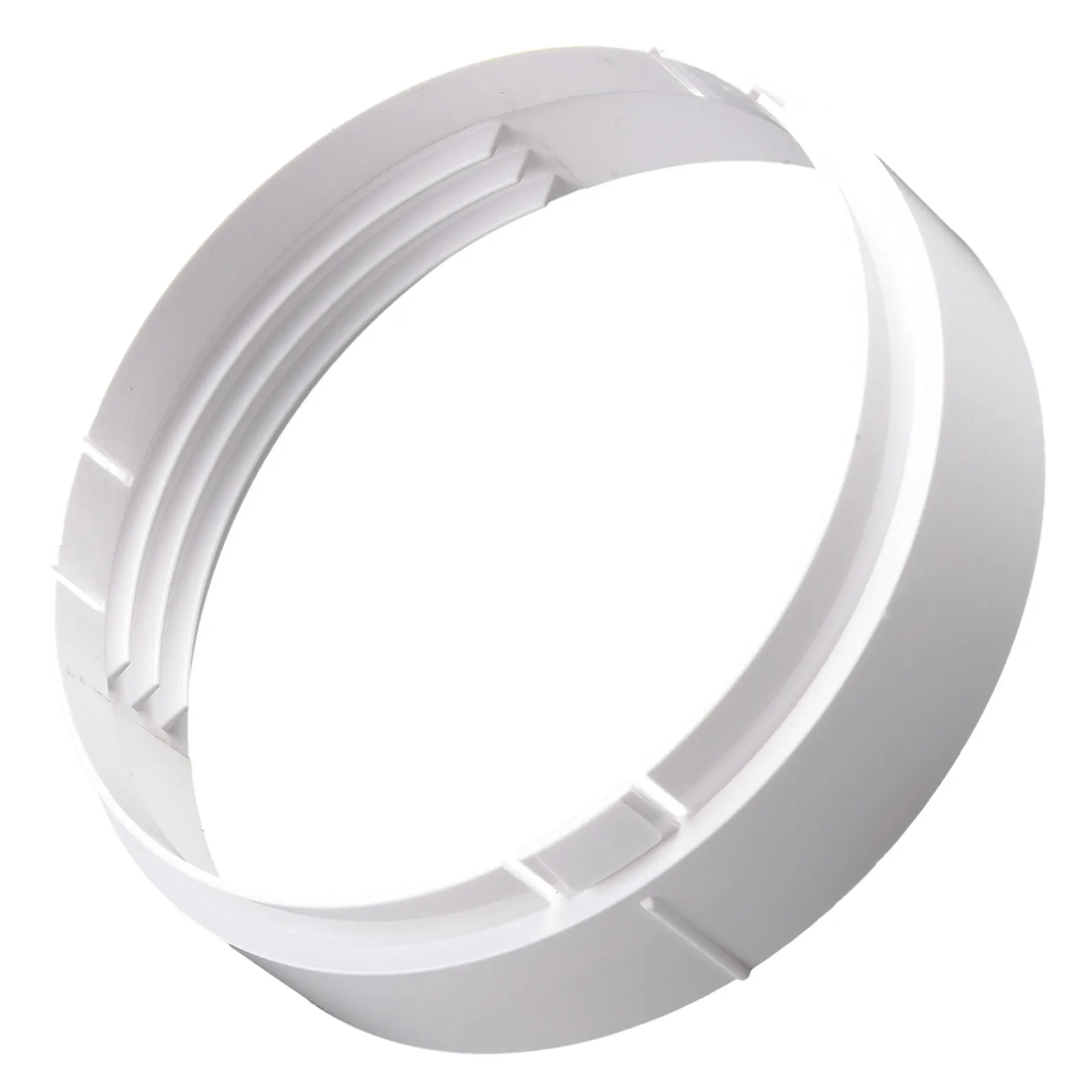 15cm Diameter Circular Mobile AC Exhaust Duct Connector with Sealing Baffle for Panel Installation Featuring Rotatable Function