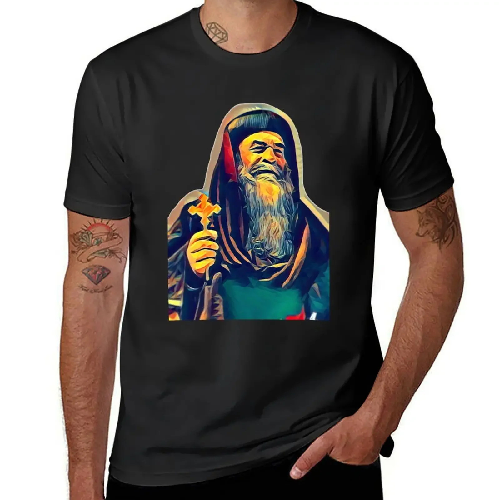 Pope Kyrillous T-Shirt street wear custom t shirt shirts graphic tee men