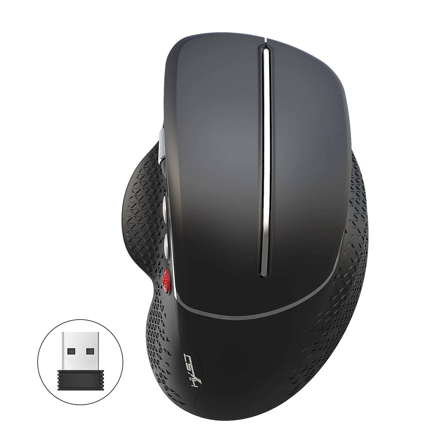 

T32 2.4G Wireless Vertical Mouse Side Scroll Wheel Ergonomic Office/Game Mouse to Prevent Mouse Hand Syndrome