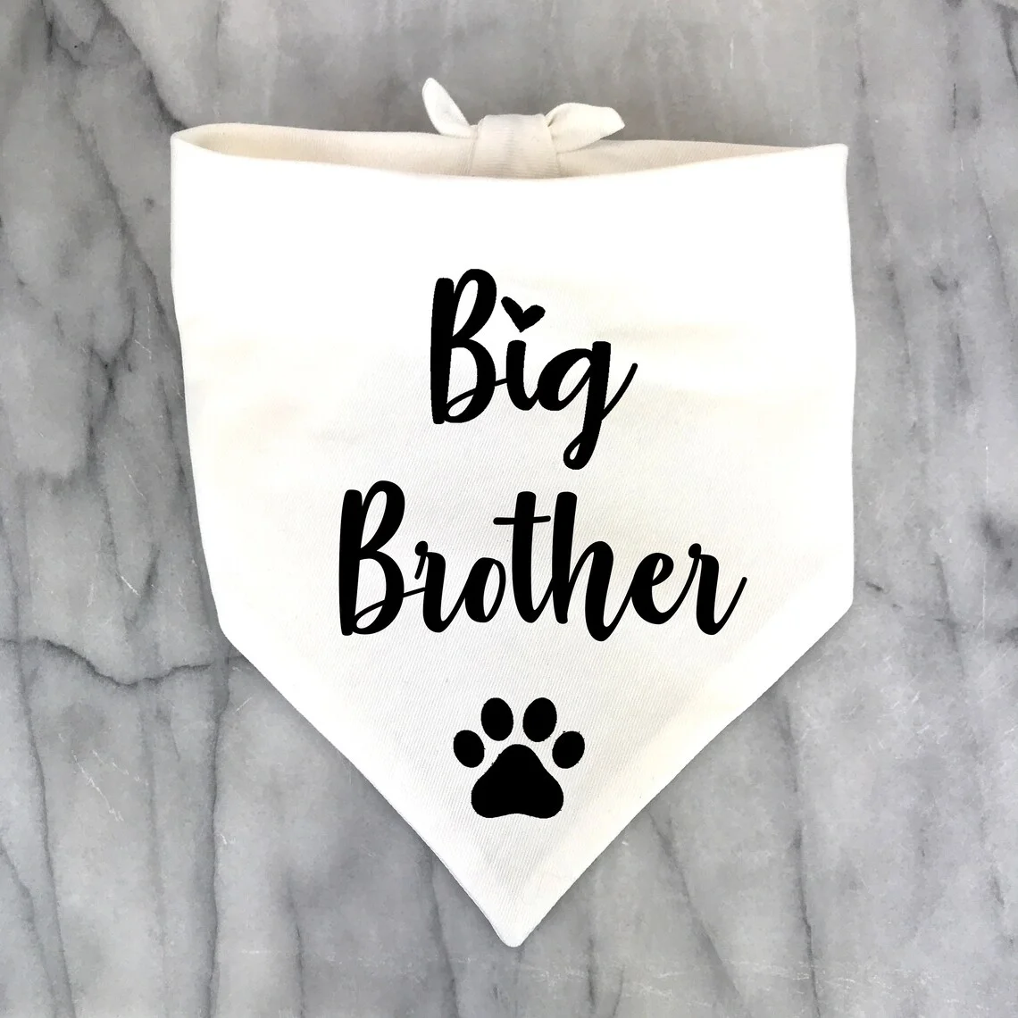 Big Brother Dog Bandana Pregnancy Announcement Photos New Puppy Gotcha Day Gender Reveal Black White Bandana for dogs