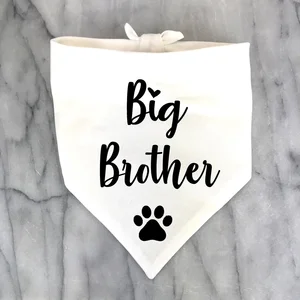 Big Brother Hund Bandana, Schwangerschaft Werbefotos, Hund Gotcha Day Sex Enthüllung, Schwarz und Weiß, neu 8 Hauptverkaufskleid -Offenbarung Tee - №7