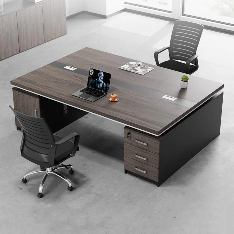 مكتب مكتب خشبي عالمي جمالي عتيق مقاس كبير مكتب داخلي موضة Escritorio Oficina Lounge Suite الأثاث