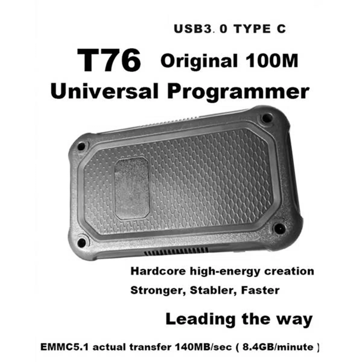 Para programador T76 USB3.0 compatible con EEPROMNAND NOR EMMC BGA,Minpro/TL866II/programador con toma de grabación de cables