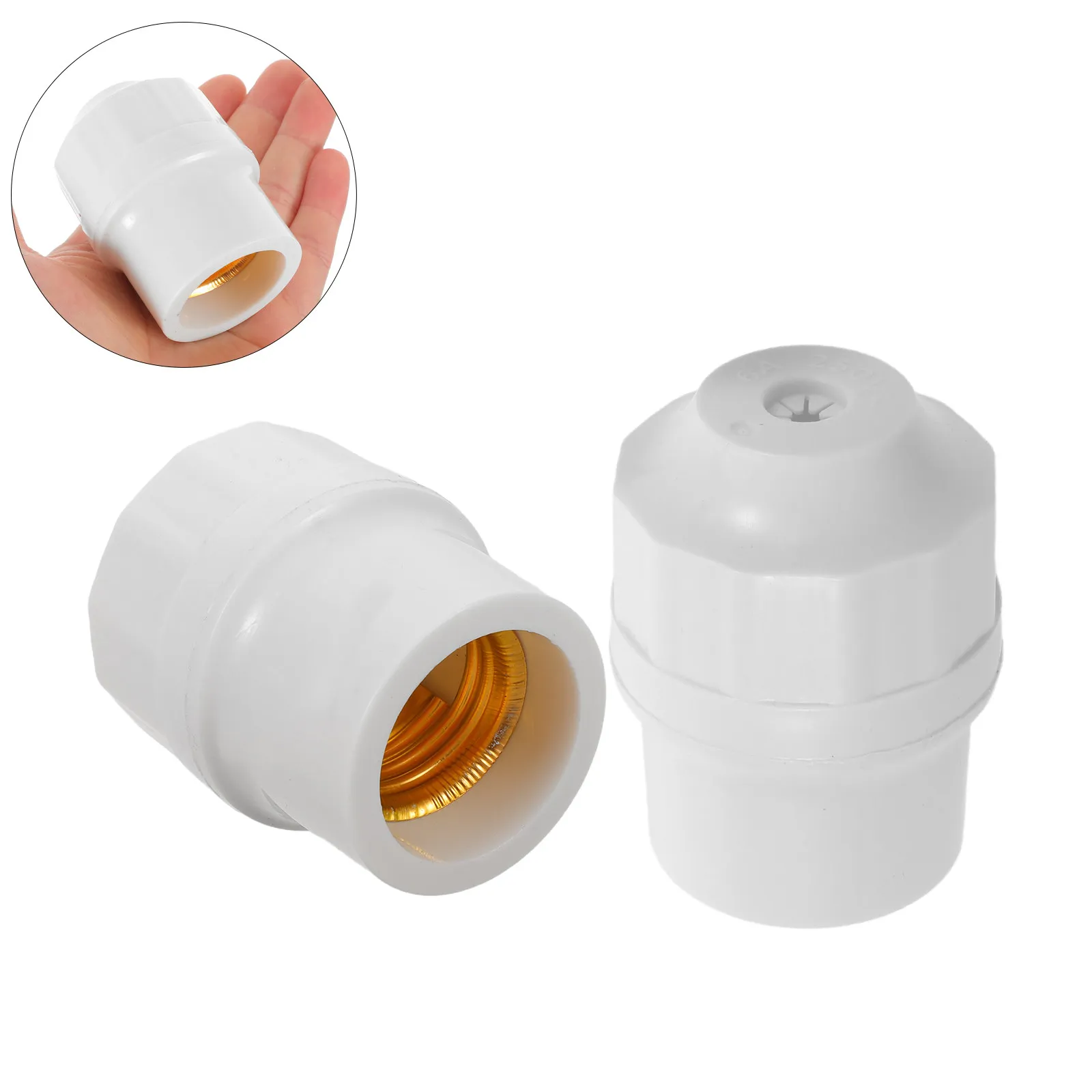 

10 шт. патронов E27 для подвесных светильников, утолщенные, термостойкие, для светодиодных ламп, для потолочных светильников, для дома, офиса, склада, современные