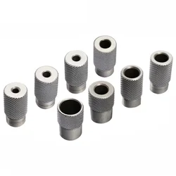 ALLOSME 5mm 4-15mm Drill sleeve Bushing M14/M18 Dowelling Jig Wood Drilling Guide Locator Dowel Jig Kit Woodworking Accessories
