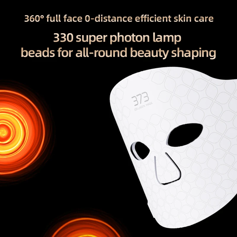 China New Trending ODM OEM 18-in-1 Anti-aging Silicone Red Light Led Mask IPX6 Waterproof Skin Tighten Therapy Led Photon Mask