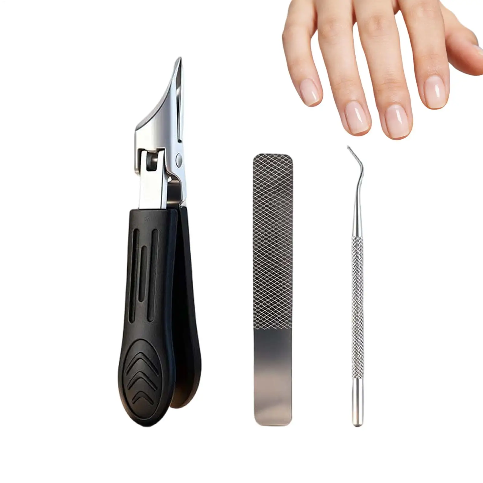 Angled Nail Clippers Slant Edge Nail Clipper Set Anti-Splash Eagle Beak Oblique Toe Nail Trimmers Professional Manicure Tools