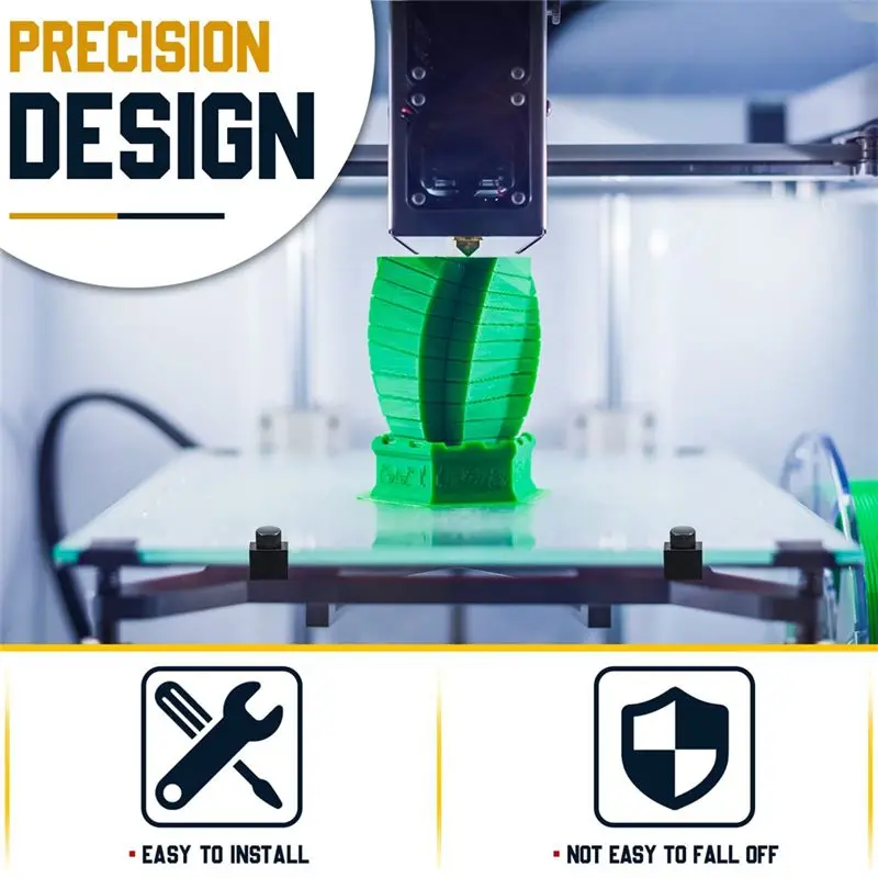 

[A26M] 16Pcs Glass Bed Clips Clamps Adjustable for Ender 3/Pro/V2/3S/Ender 5/CR-10,CR-10S Pro 3D Printer Heat Bed Fixed Clips