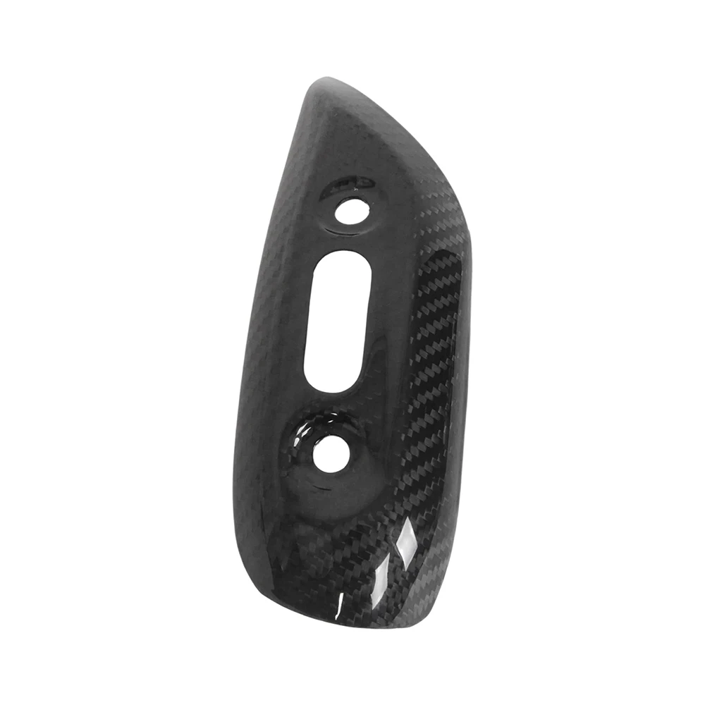 Per Ducati Monster 696 795 796 1100 In Fibra di Carbonio di Scarico Scudo Termico Tubo Della Copertura Della Protezione Anti-Scottatura Borsette