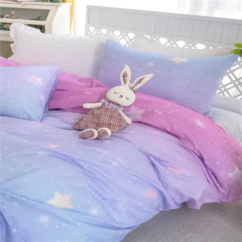 

Cartoon Bedding Set Cute Cats Printed 3D Duvet Cover Set Twin Full Queen King Double Sizes Pillowcase Bedclothes Soft Polyester