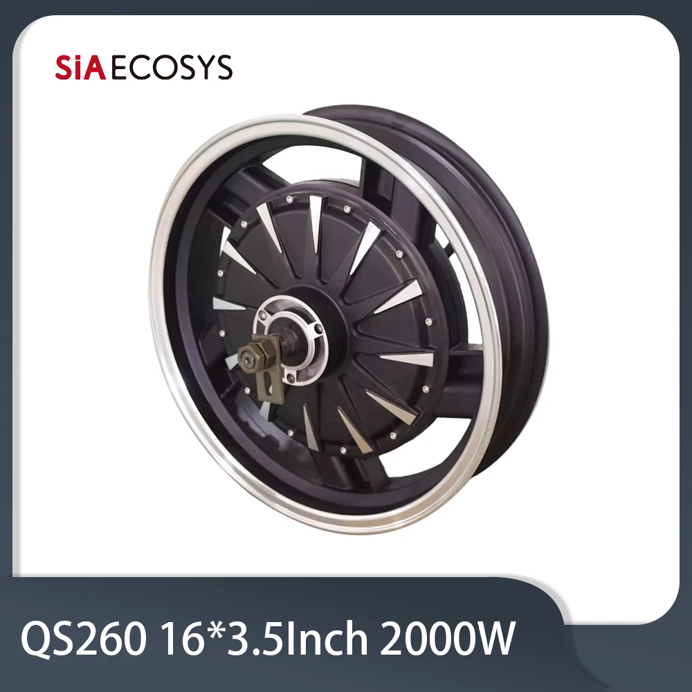 

QSMotor QS260 2000W 35H V1.1 Hub Motor BLDC 48V-72V High Torque for E-Scooter E-Motorcycle