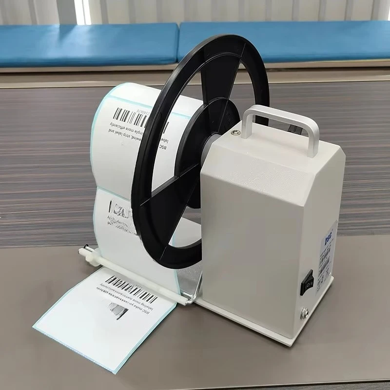 Fast Delivery 90mm Label Rewinding Machine Q5 Table Top Rewinding Machine Mini Barcode Label Roll Rewinder