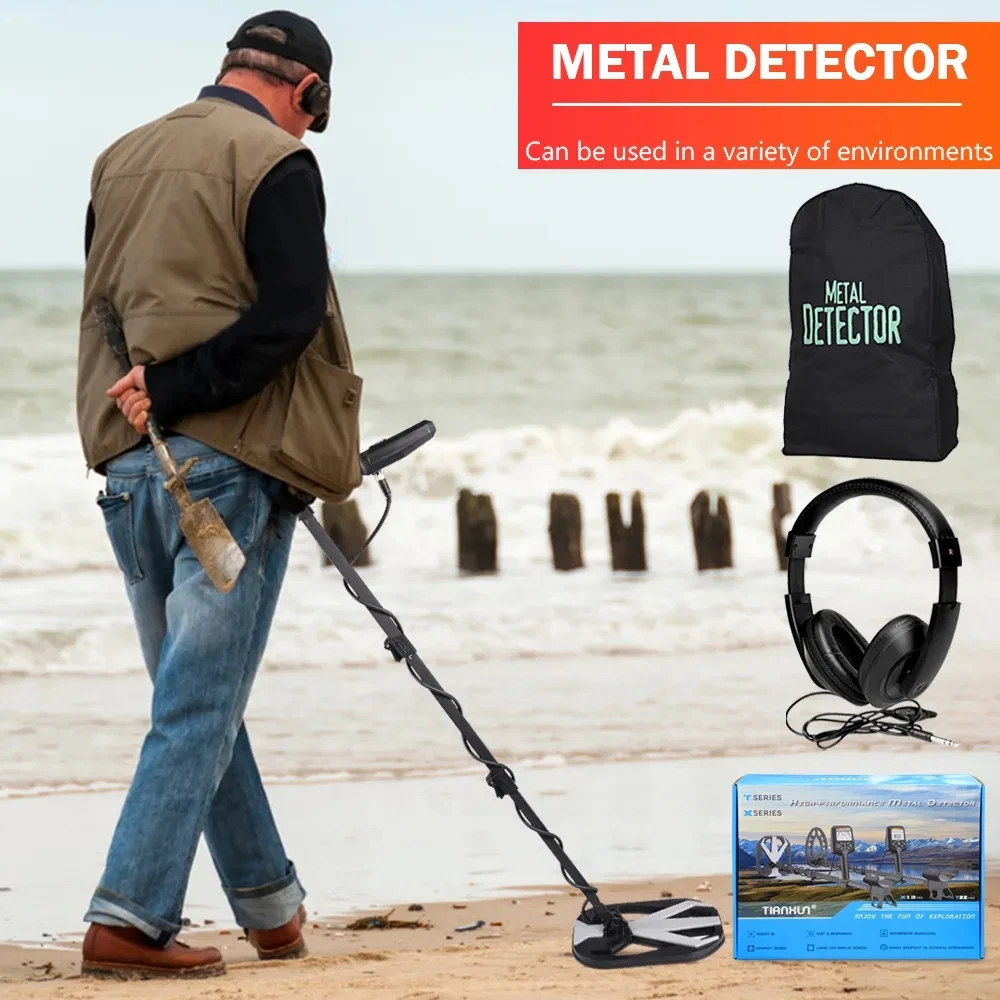 Tianxun New X7 Pro Underground Metal Detector Waterproof Search Coil High Sensitivity Gold Finder Treasure Hunter Equipment