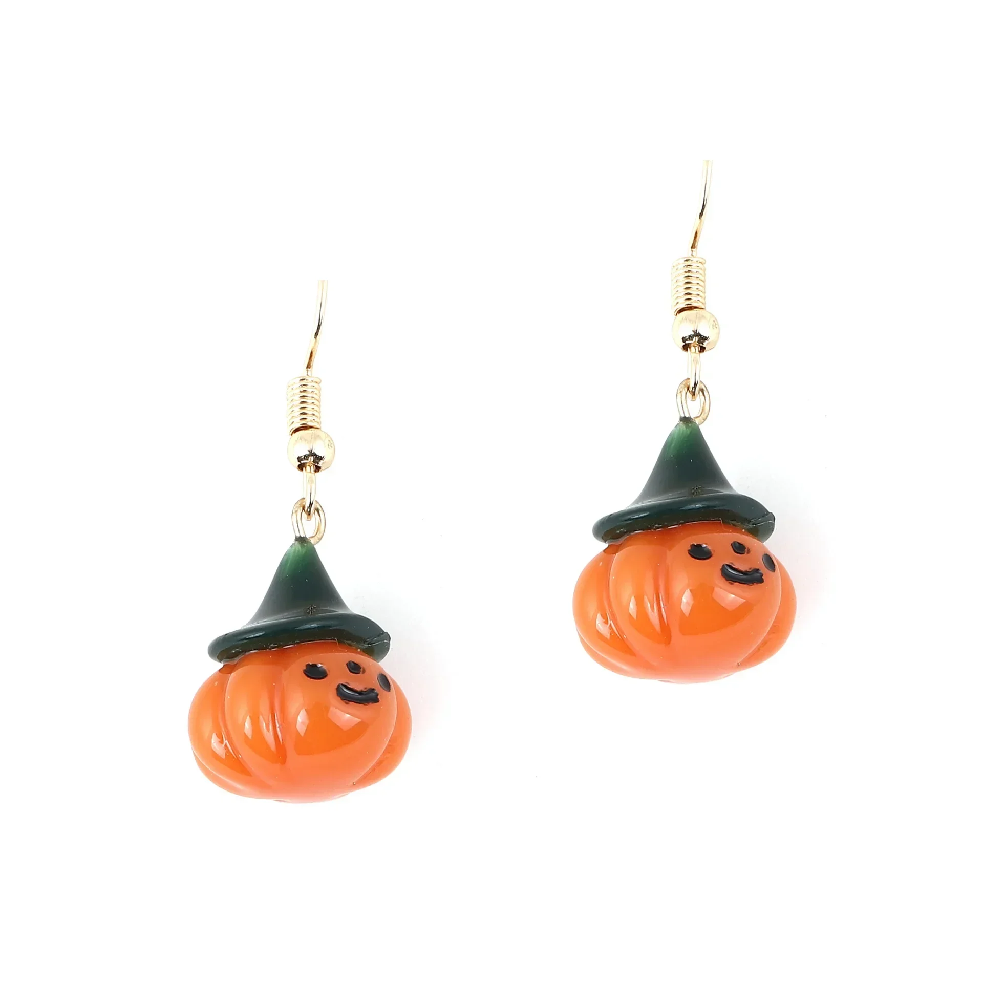 

European and American fashion Halloween series fashion creative personality design cartoon pumpkin head earrings