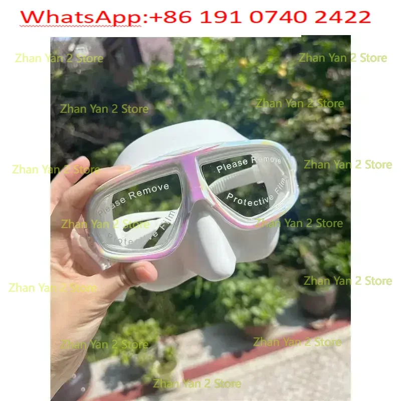 Free diving Aurora Mermaid Mask God Low volume anti-fogging Ultra light soft silicone snorkeling No