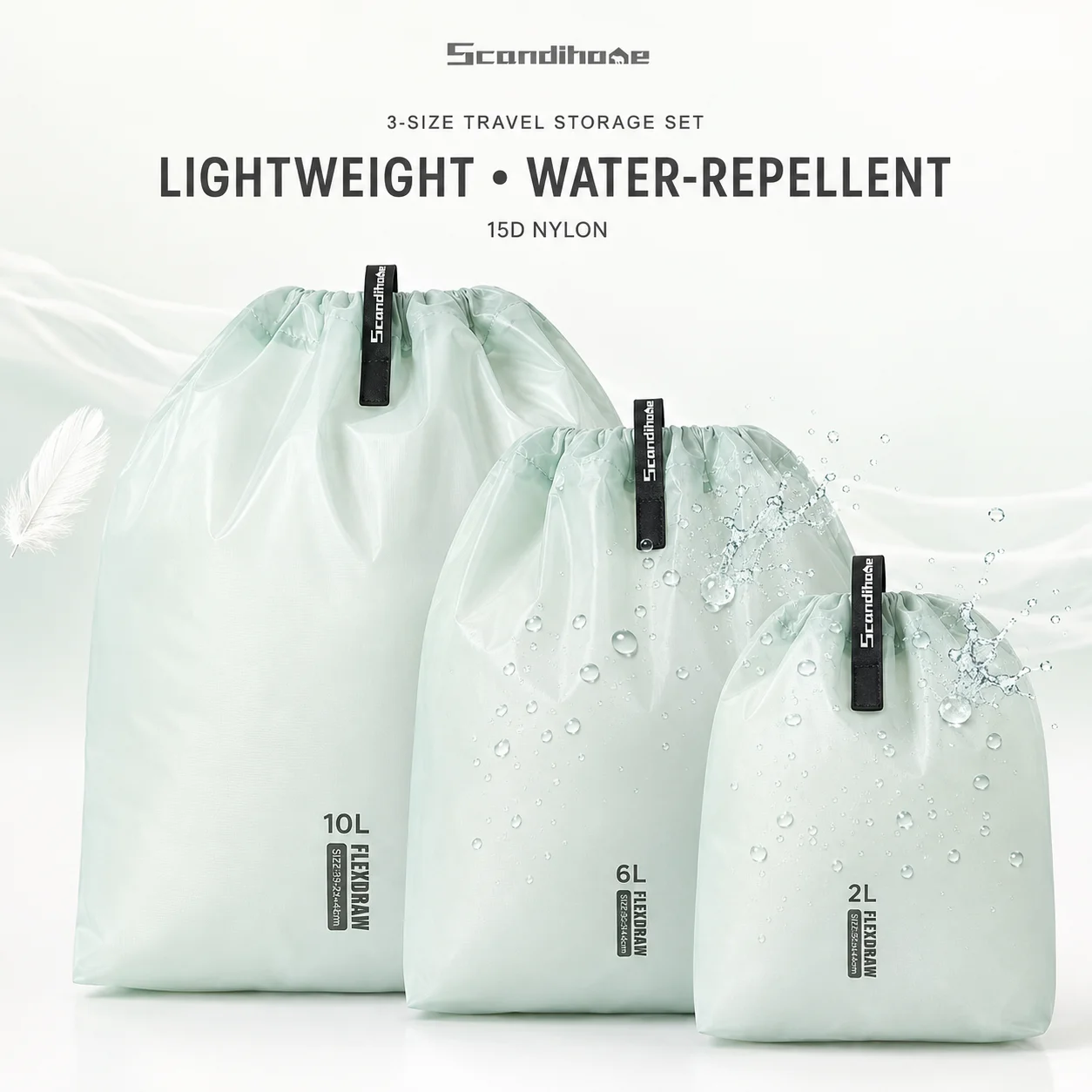 Hiking Backpack Waterproof - Large Capacity Waterproof Storage Bag for