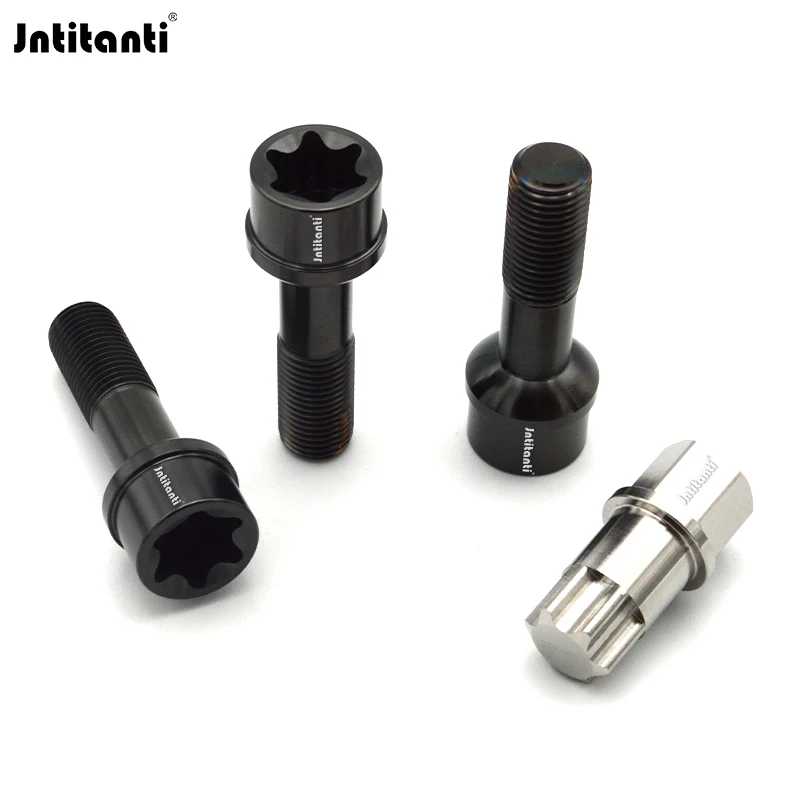 

Jntitanti Torx head racing ball seat Gr.5 titanium hub bolt wheel bolt M14*1.5*45mm for Mercedes-Benz racing